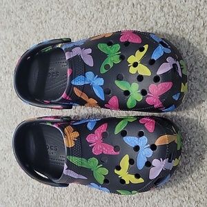 Butterfly crocs - platform